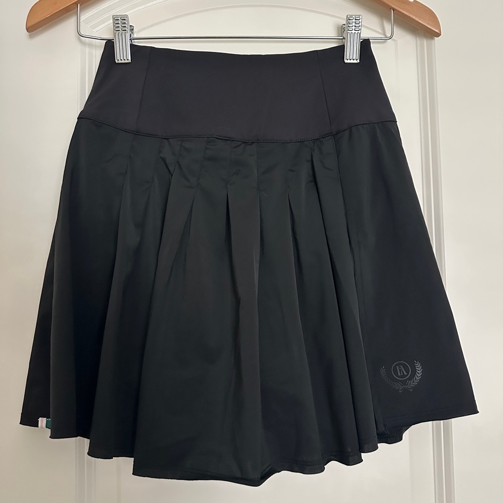 Fore All Black Pleated Skirt
